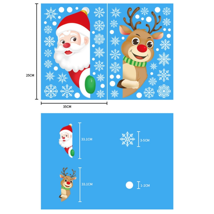 Santa Claus Window Grille Stickers | OneAlways