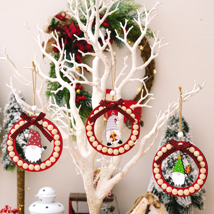 Wooden Christmas Wreath | Christmas Tree Pendant | OneAlways