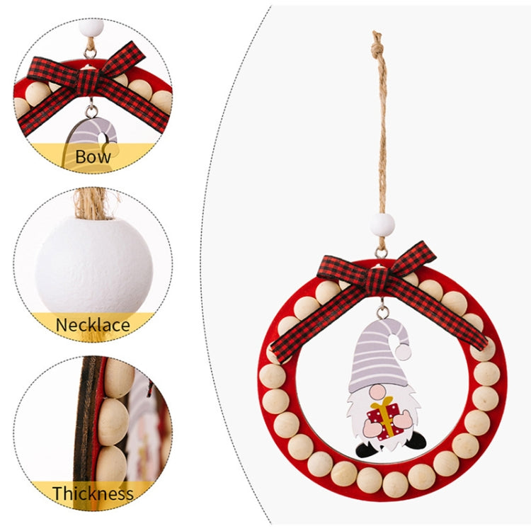 Wooden Christmas Wreath | Christmas Tree Pendant | OneAlways